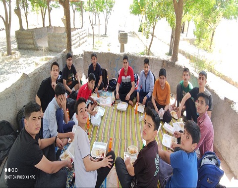 برگزاری اردوی تفریحی سیاحتی پایان سال تحصیلی در محل اردوگاه صالحین